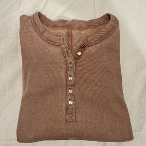 aerie “real soft” henley long sleeve